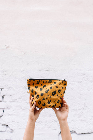 GO POUCH SET LEOPARD BAGGU