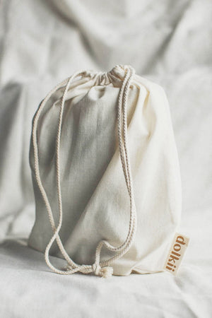DOLKII X ECOMAMA MADE REUSEABLE DRAWSTRING POUCH