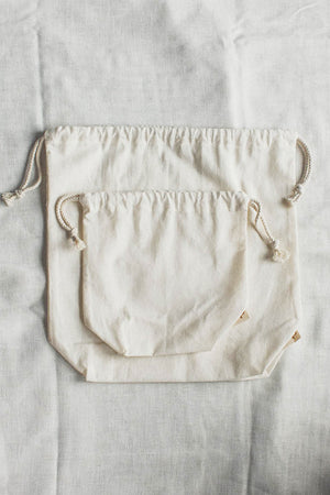 DOLKII X ECOMAMA MADE REUSEABLE DRAWSTRING POUCH