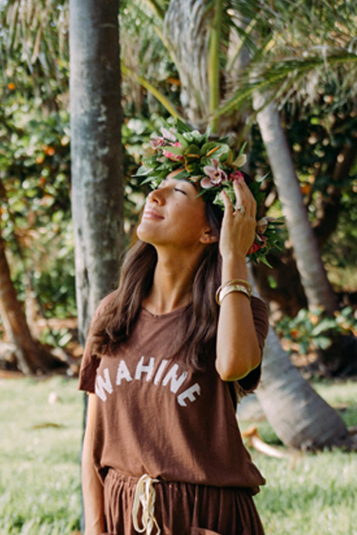 TEE WAHINE - CACAO